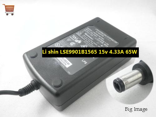New Li shin 15v 4.33A 65W for LSE9901B1565 AC Adapter Power Supply - Click Image to Close